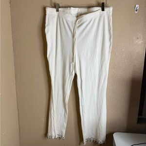 Skims ribbed embellished pants XL
